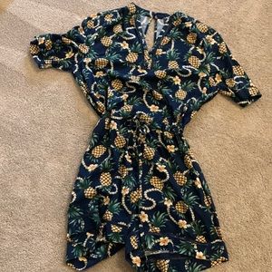 Reyn Spooner Pineapple Romper. Worn once.